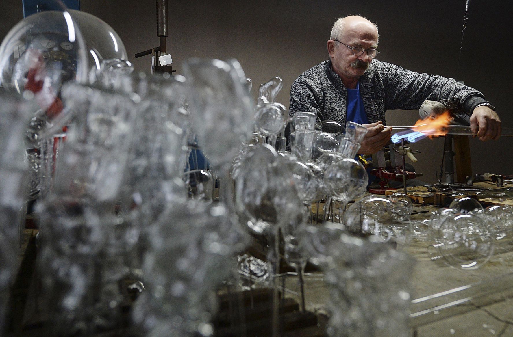 Glass decorations